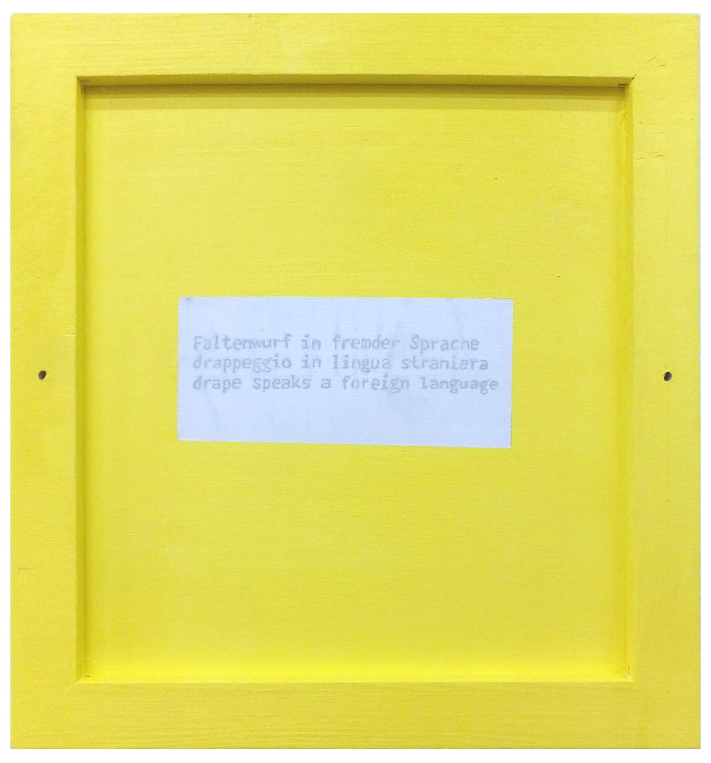 Faltenwurf in fremder Sprache