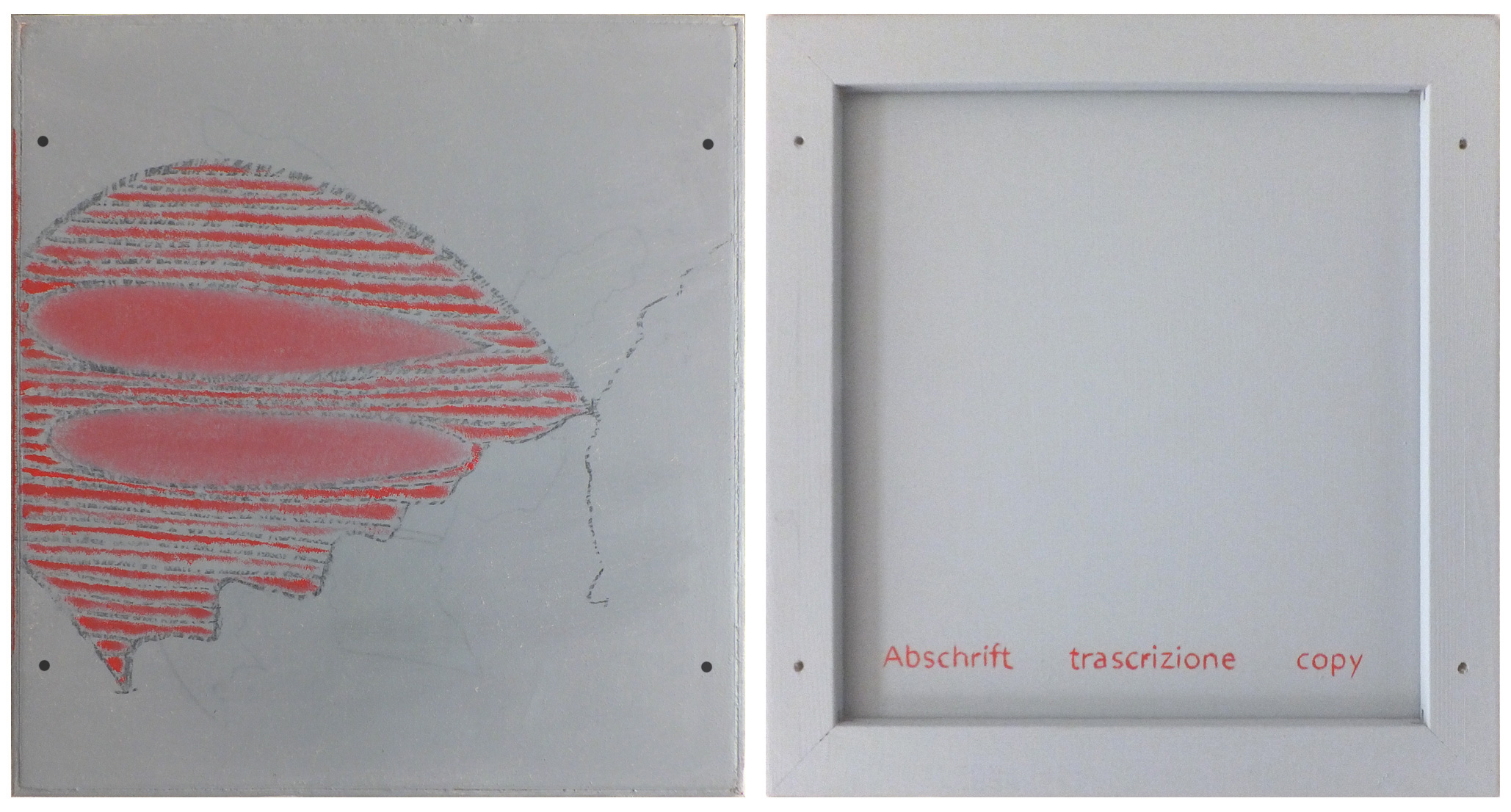 Abschrift trascrizione copy