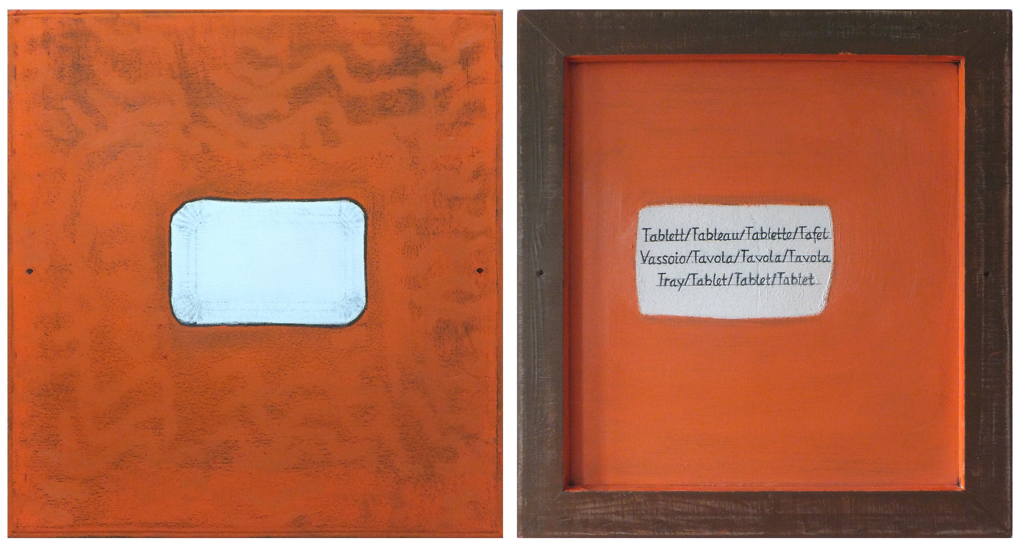 Tablett/Tableau/Tablette/Tafel