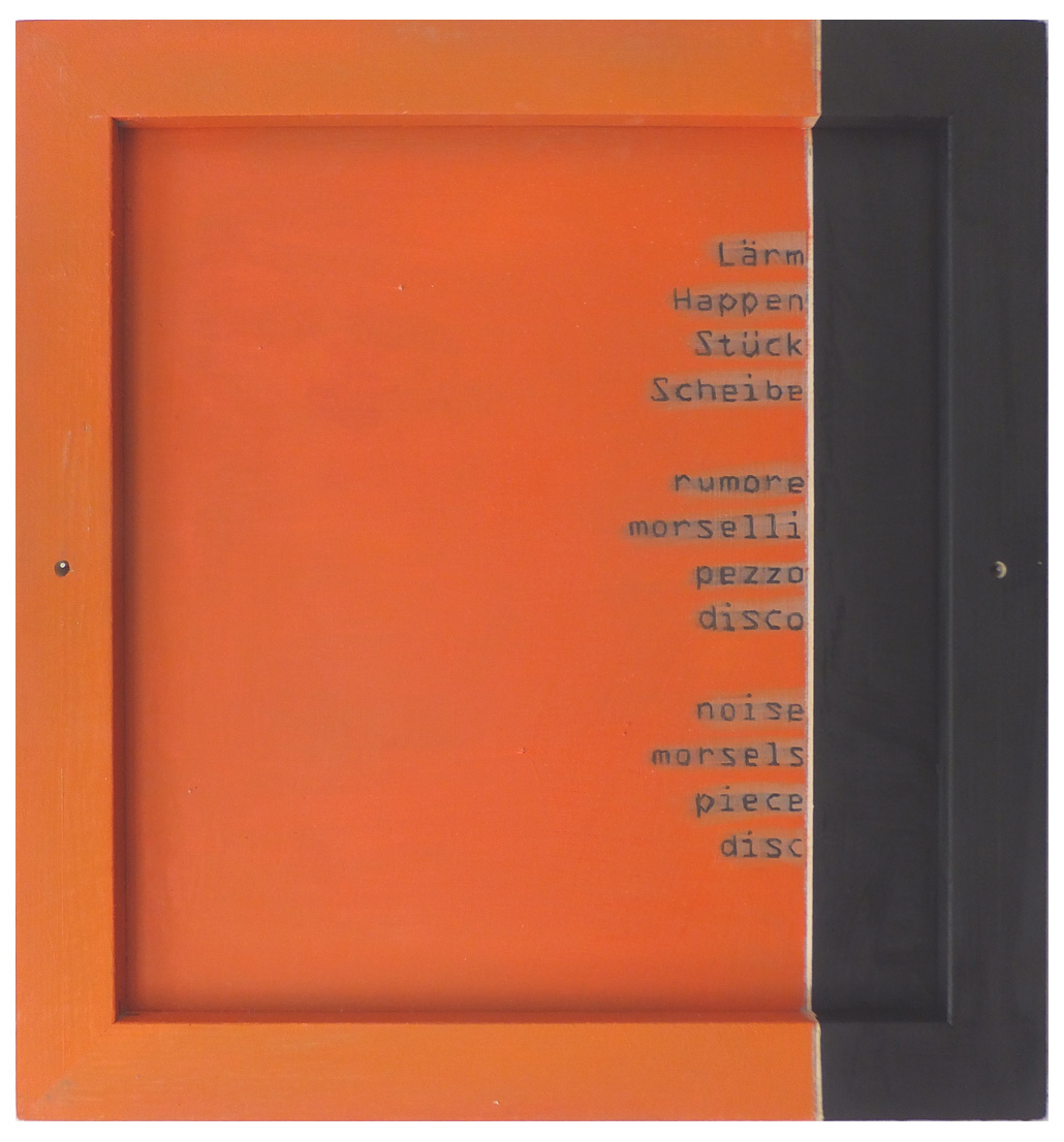 Lärm Happen Stück Scheibe